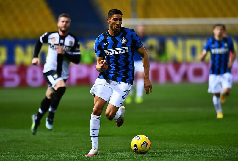 Achraf Hakimi has been in scintillating form for Inter Milan this season
